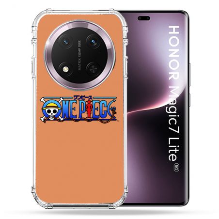 Coque Renforcée Transparente Pour Honor Magic 7 Lite 5G One Piece Logo