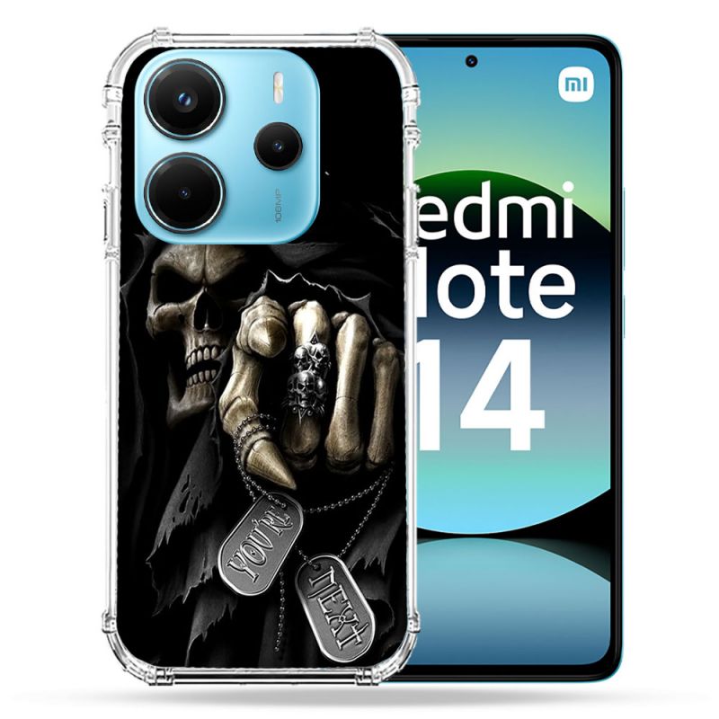 Coque Renforcée Pour Xiaomi Redmi Note 14 4G Tete de Mort Your Next