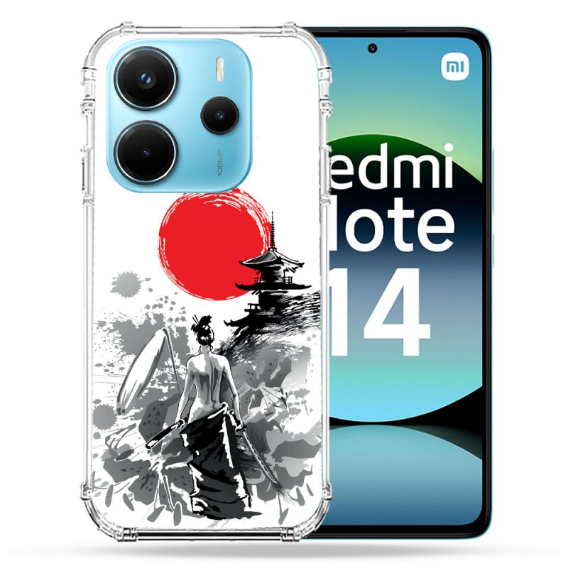 Coque Renforcée Pour Xiaomi Redmi Note 14 4G Voyage Japon Femme