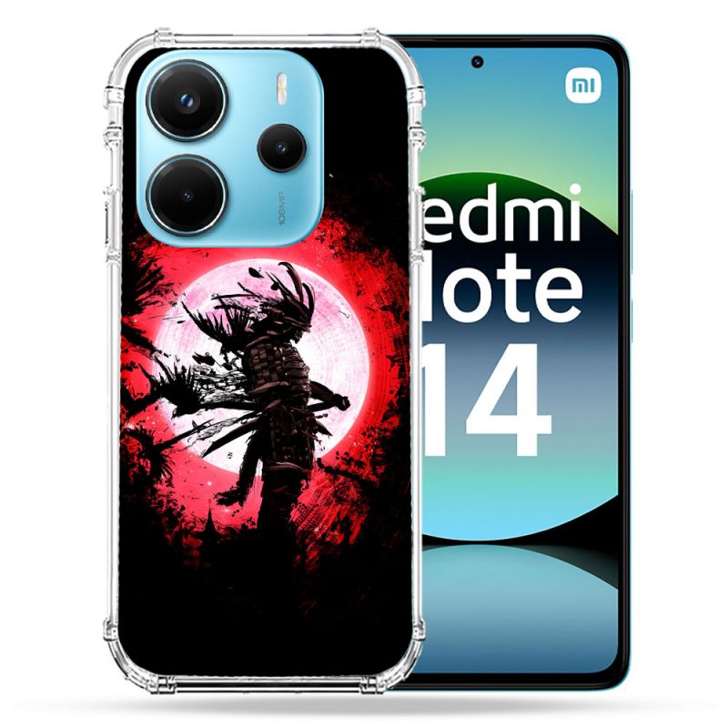 Coque Renforcée Pour Xiaomi Redmi Note 14 4G Voyage Japon Samourai