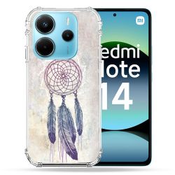 Coque Renforcée Pour Xiaomi Redmi Note 14 4G Zen Attrape Reve Blanc