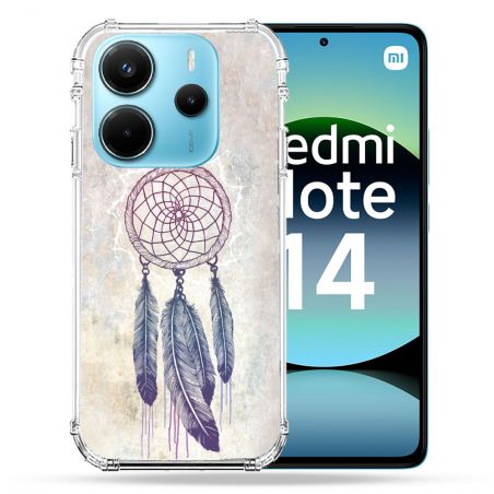 Coque Renforcée Pour Xiaomi Redmi Note 14 4G Zen Attrape Reve Blanc