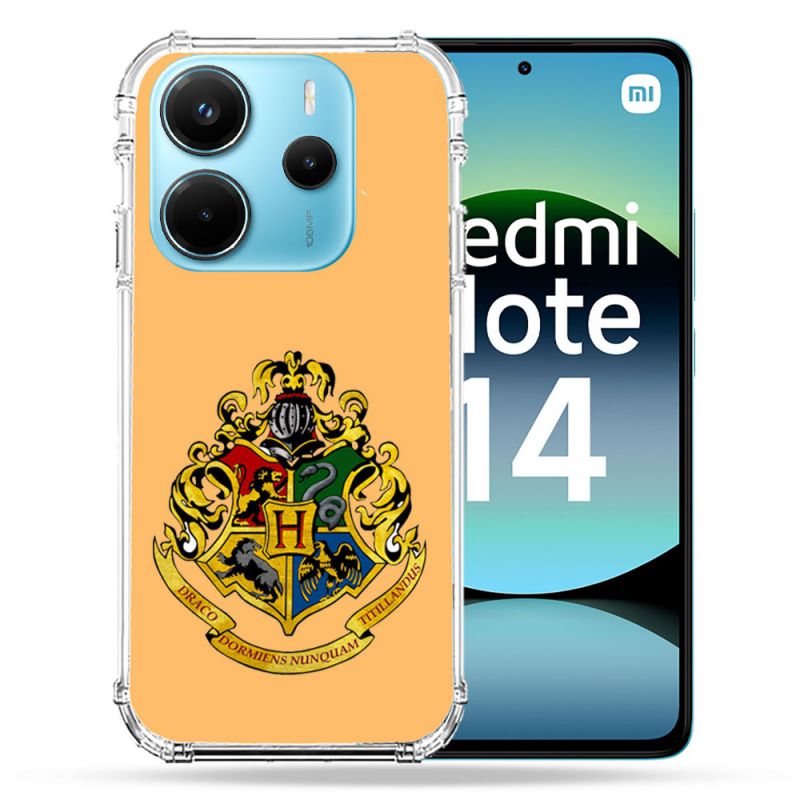 Coque Renforcée Transparente Pour Xiaomi Redmi Note 14 4G Harry Potter Poudlard