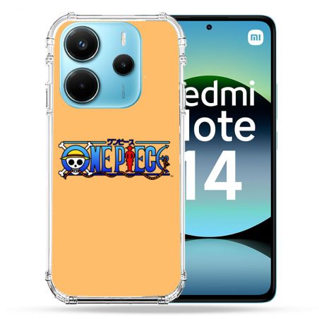 Coque Renforcée Transparente Pour Xiaomi Redmi Note 14 4G One Piece Logo