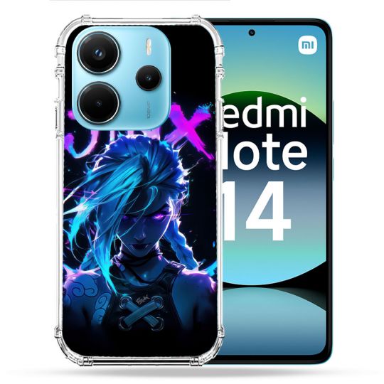 Coque Renforcée Pour Xiaomi Redmi Note 14 4G Arcane Jinx Night