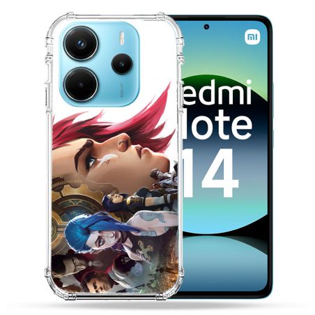 Coque Renforcée Pour Xiaomi Redmi Note 14 4G Arcane Jinx Sœur