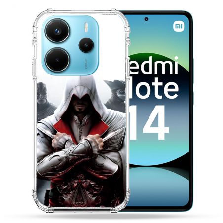 Coque Renforcée Pour Xiaomi Redmi Note 14 4G Assassin Creed Mask