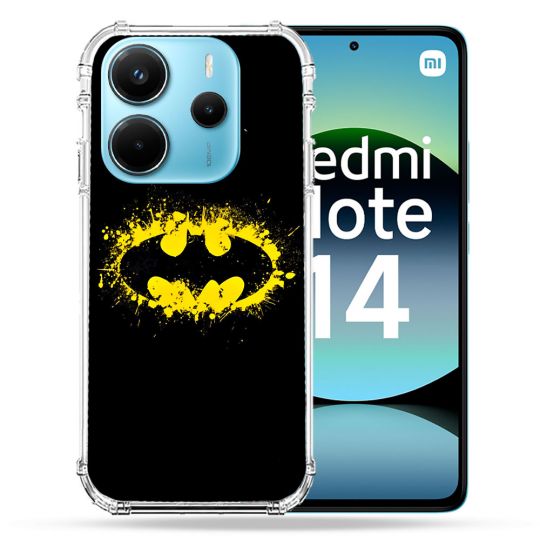 Coque Renforcée Pour Xiaomi Redmi Note 14 4G Batman Logo