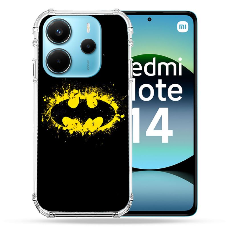 Coque Renforcée Pour Xiaomi Redmi Note 14 4G Batman Logo