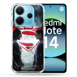 Coque Renforcée Pour Xiaomi Redmi Note 14 4G Batman VS Superman