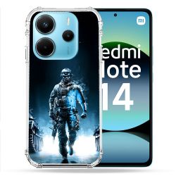 Coque Renforcée Pour Xiaomi Redmi Note 14 4G Call Of Duty Guerrier