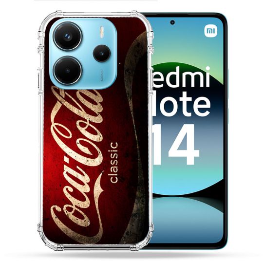 Coque Renforcée Pour Xiaomi Redmi Note 14 4G Coca Cola Classique
