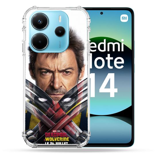 Coque Renforcée Pour Xiaomi Redmi Note 14 4G Deadpool Affiche