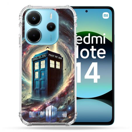 Coque Renforcée Pour Xiaomi Redmi Note 14 4G Dr Who Tardis Univers