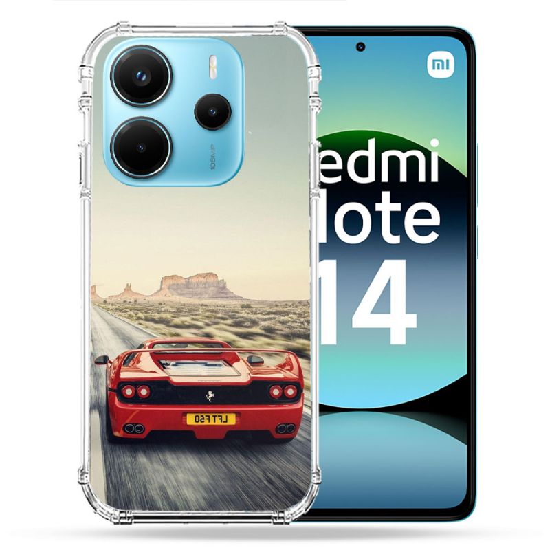 Coque Renforcée Pour Xiaomi Redmi Note 14 4G Ferrari F50