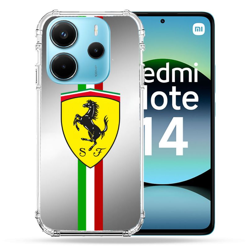 Coque Renforcée Pour Xiaomi Redmi Note 14 4G Ferrari Ligne