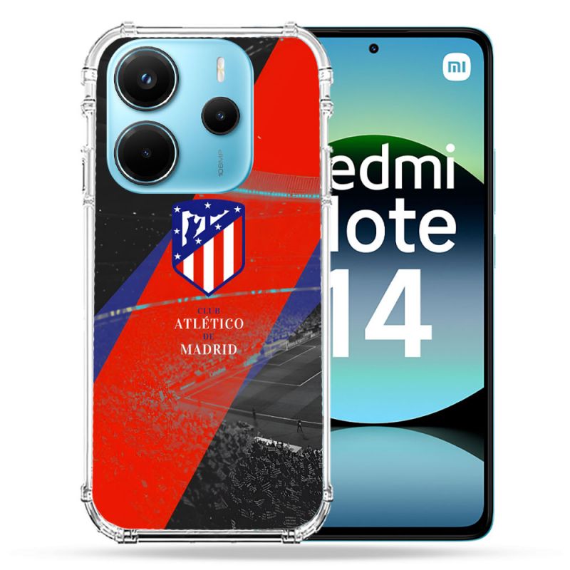 Coque Renforcée Pour Xiaomi Redmi Note 14 4G Foot Athletico Madrid