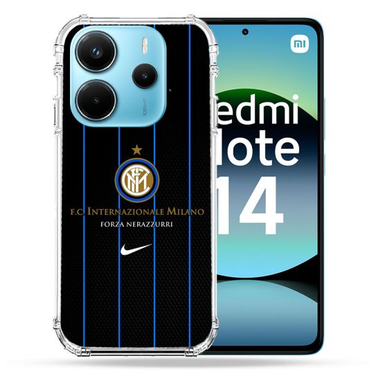 Coque Renforcée Pour Xiaomi Redmi Note 14 4G Foot Inter Milan