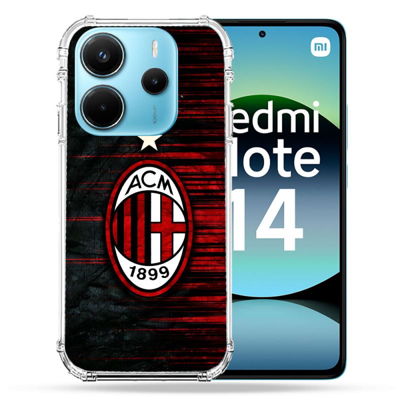Coque Renforcée Pour Xiaomi Redmi Note 14 4G Foot Milan AC