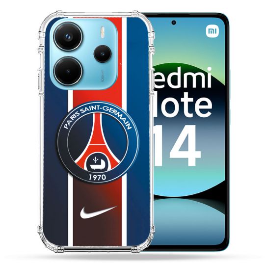 Coque Renforcée Pour Xiaomi Redmi Note 14 4G Foot PSG 1970