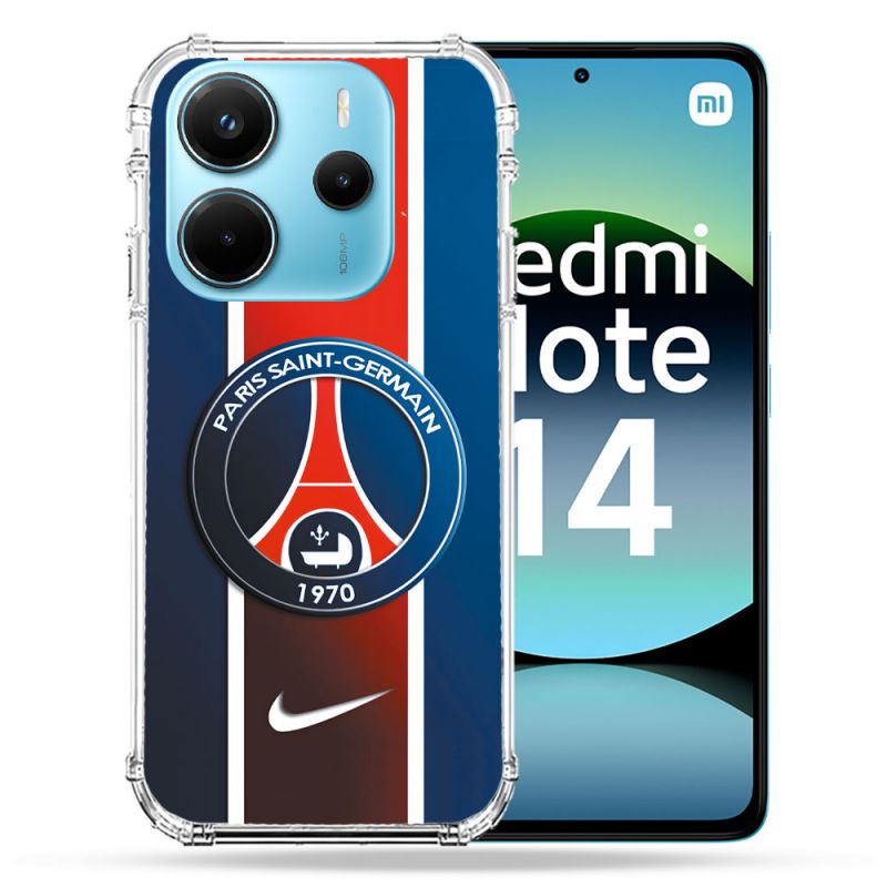 Coque Renforcée Pour Xiaomi Redmi Note 14 4G Foot PSG 1970