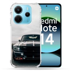 Coque Renforcée Pour Xiaomi Redmi Note 14 4G Ford Mustang GT500 Vintage