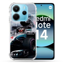 Coque Renforcée Pour Xiaomi Redmi Note 14 4G Formule 1 F1 Mercedes Petronas
