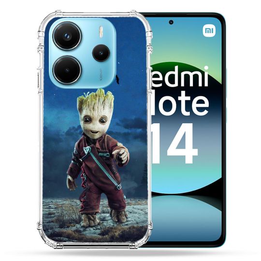 Coque Renforcée Pour Xiaomi Redmi Note 14 4G Groot Bleu