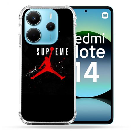Coque Renforcée Pour Xiaomi Redmi Note 14 4G Jordan Supreme Noir