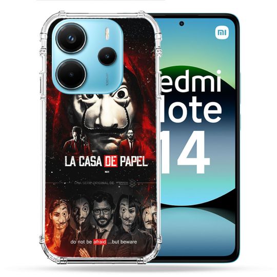 Coque Renforcée Pour Xiaomi Redmi Note 14 4G La Casa De Papel