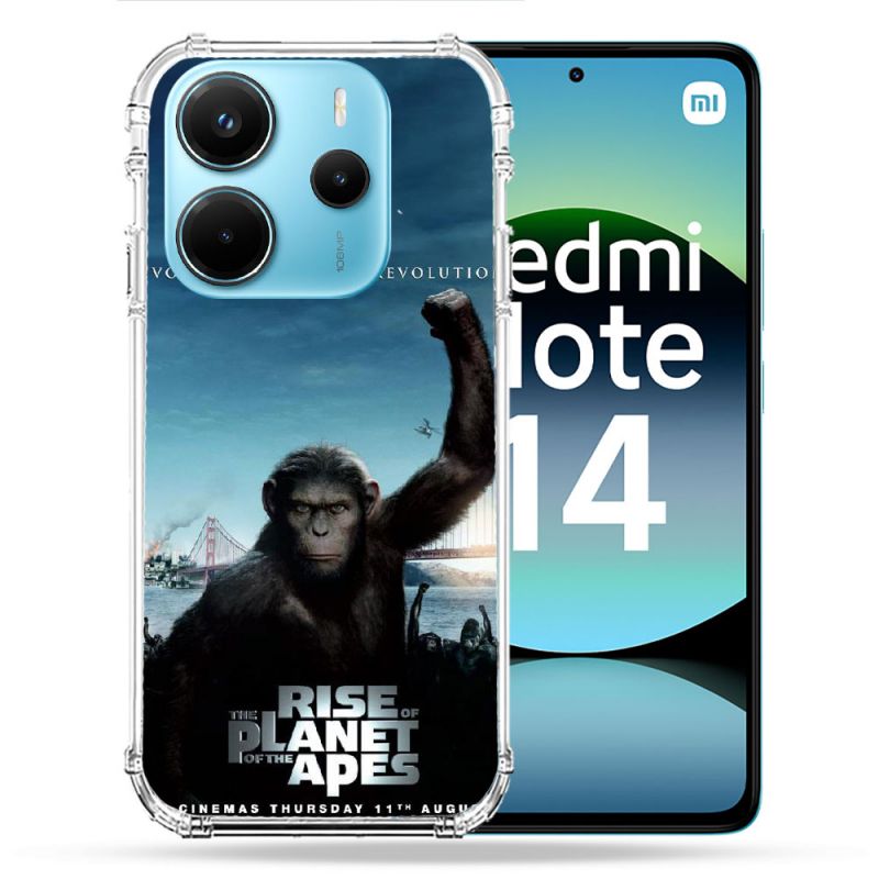 Coque Renforcée Pour Xiaomi Redmi Note 14 4G La Planete Des Singes