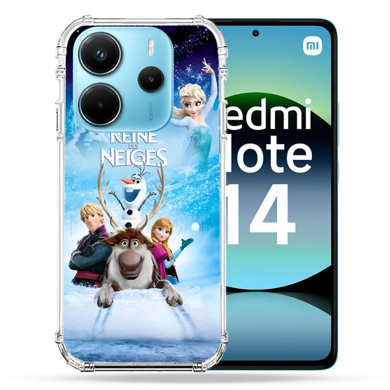Coque Renforcée Pour Xiaomi Redmi Note 14 4G La Reine Des Neiges