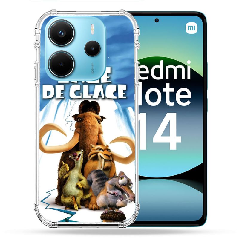 Coque Renforcée Pour Xiaomi Redmi Note 14 4G L'âge de Glace Affiche
