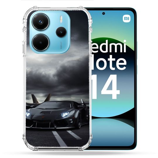 Coque Renforcée Pour Xiaomi Redmi Note 14 4G Lamborghini Avion