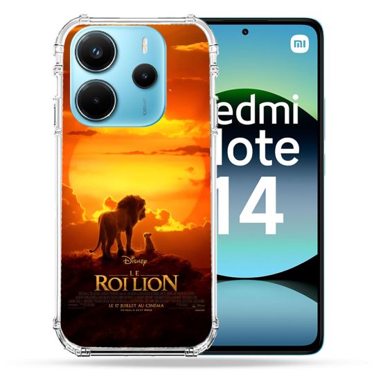 Coque Renforcée Pour Xiaomi Redmi Note 14 4G Le Roi Lion Affiche