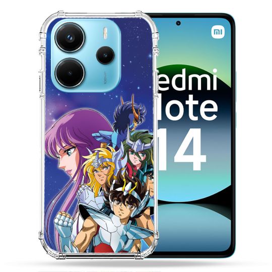Coque Renforcée Pour Xiaomi Redmi Note 14 4G Les Chevaliers Du Zodiaque