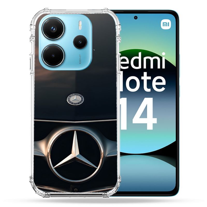 Coque Renforcée Pour Xiaomi Redmi Note 14 4G Mercedes Calendre