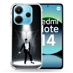 Coque Renforcée Pour Xiaomi Redmi Note 14 4G Michael Jackson Noir