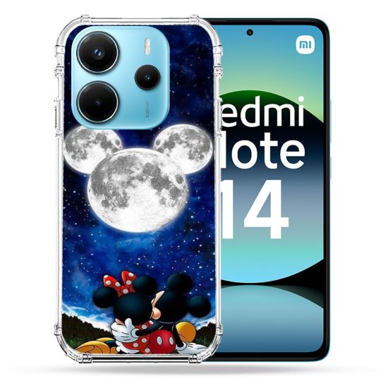 Coque Renforcée Pour Xiaomi Redmi Note 14 4G Mickey Minnie