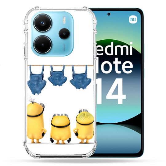 Coque Renforcée Pour Xiaomi Redmi Note 14 4G Minions Nus