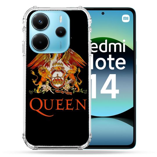 Coque Renforcée Pour Xiaomi Redmi Note 14 4G Musique Rock Queen
