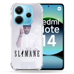 Coque Renforcée Pour Xiaomi Redmi Note 14 4G Musique Slimane Blanc