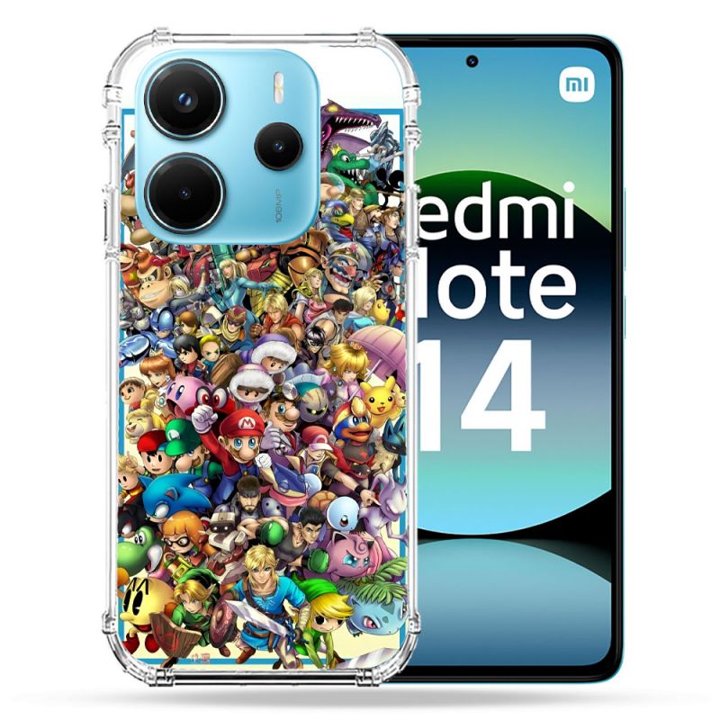 Coque Renforcée Pour Xiaomi Redmi Note 14 4G Nintendo