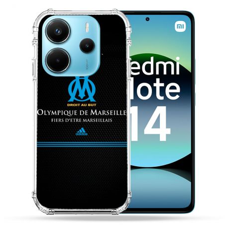 Coque Renforcée Pour Xiaomi Redmi Note 14 4G Olympique Marseille OM Fier etre Marseillais