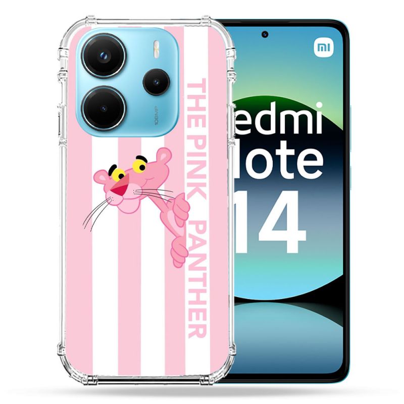 Coque Renforcée Pour Xiaomi Redmi Note 14 4G Panthere Rose