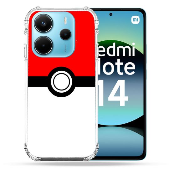 Coque Renforcée Pour Xiaomi Redmi Note 14 4G Pokemon Pokeball
