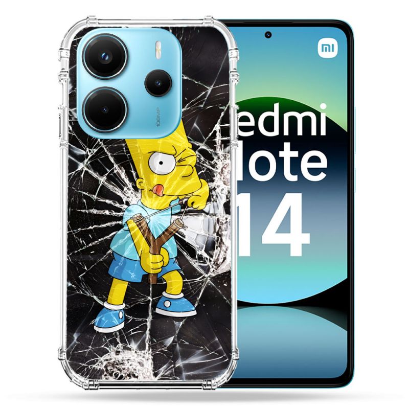 Coque Renforcée Pour Xiaomi Redmi Note 14 4G Simpson Bart