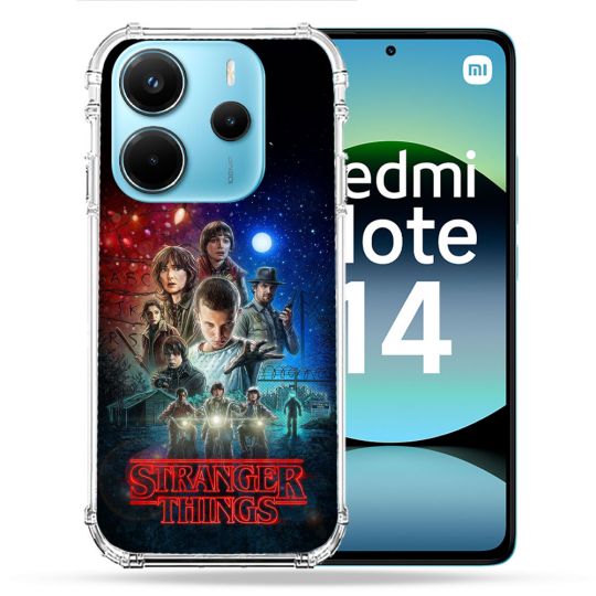 Coque Renforcée Pour Xiaomi Redmi Note 14 4G Stranger Things Affiche 1