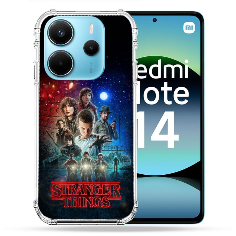 Coque Renforcée Pour Xiaomi Redmi Note 14 4G Stranger Things Affiche 1