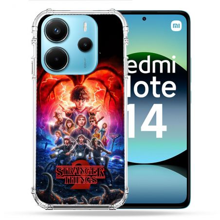 Coque Renforcée Pour Xiaomi Redmi Note 14 4G Stranger Things Affiche 2